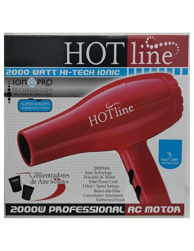 Secador Hotline De Cabello 2000W Hlhd13