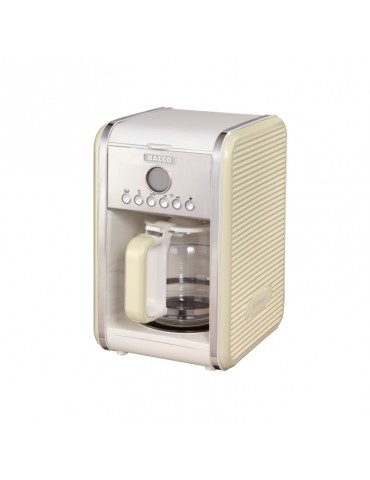 Cafetera Bacco Beige 12 Tazas Vintage Bcav-Be
