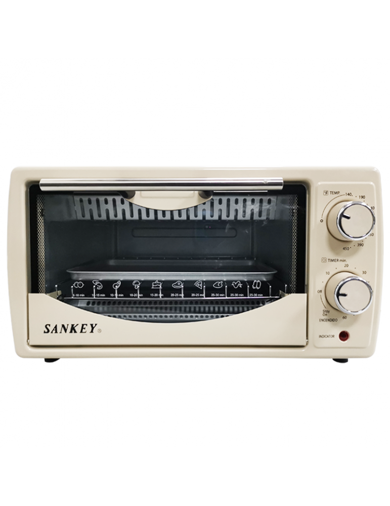 Horno eléctrico 10 litros negro Recco | CMR Chile - RE320HL1A0496LACL